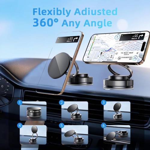 Vacuum magnetic mobile phone holder car new suction cup car mobile phone holder