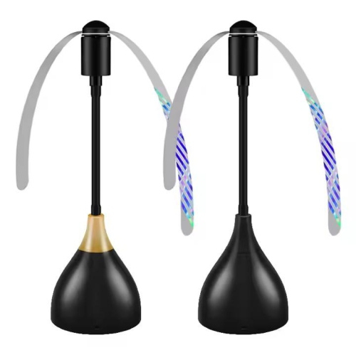 Fly Fans for Tables, Practical Fly Repellent Fan with Soft Blades, USB or Batteries Powered, Soundless and Portable Fly Fan Keeps Your Food Clean