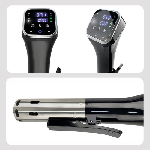 Circulateur sous vide , Cuiseur sous vide 1100 W Circulateur d'immersion thermique étanche avec menus prédéfinis pour la cuisson