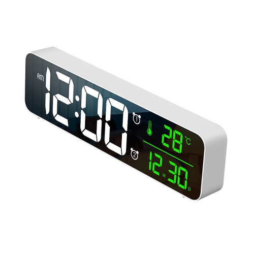 Electronic Wall Clock Table Clock & Options，with Temperature Display for Home Living Room Office Decoration