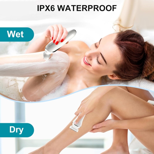 Electric Bikini Epilator for Women,Hair Removal for Face Chin Arm Leg Armpit,Bikini Trimmer,Waterproof USB Rechargeable Wet & Dry Lady Shaver