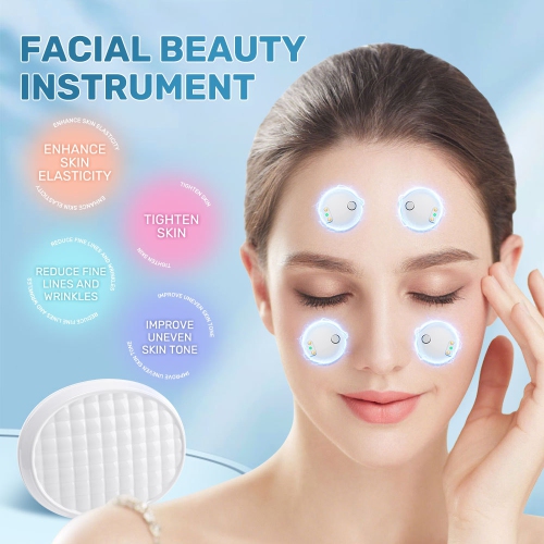 Red Light Facial Micro-current Pulse Massage Skin Rejuvenation Beauty Improvement Facial Fine Lines Massager