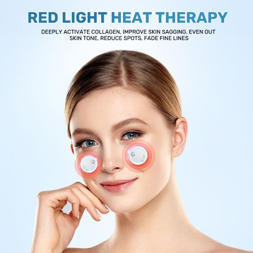 Red Light Facial Micro-current Pulse Massage Skin Rejuvenation Beauty Improvement Facial Fine Lines Massager