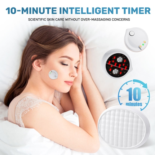 Red Light Facial Micro-current Pulse Massage Skin Rejuvenation Beauty Improvement Facial Fine Lines Massager