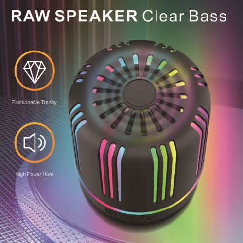 K2056 Bluetooth speaker colorful luminous home wired USB computer desktop high volume small speaker