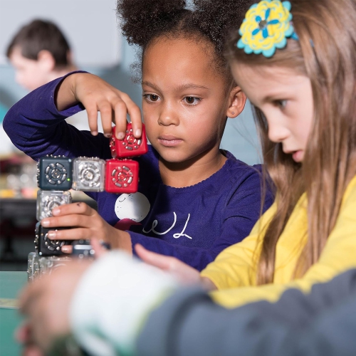 Modular Robotics Flashlight Cubelet Robot Cube Blocks - STEM Robot Cube for Home and Classroom Robotics - Ages 4+ Years