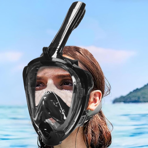 180° ultra-wide angle full dry snorkeling mask | dual airflow anti-fog system | comfortable silicone seal | adjustable headband | adult snorkeling