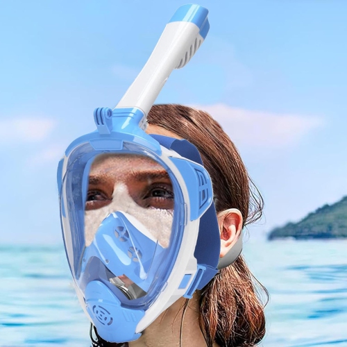 180° ultra-wide angle full dry snorkeling mask | dual airflow anti-fog system | comfortable silicone seal | adjustable headband | adult snorkeling