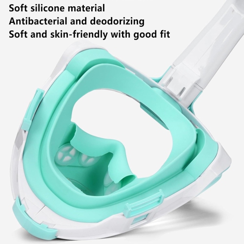 180° ultra-wide angle full dry snorkeling mask | dual airflow anti-fog system | comfortable silicone seal | adjustable headband | adult snorkeling