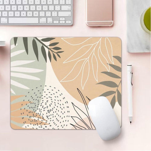 Mouse Pad, Square Mousepad, Personalized Premium-Textured, Non-Slip Rubber Base Mouse Mat, Waterproof Gaming Mouse Pad for Wireless Mouse, Computers,