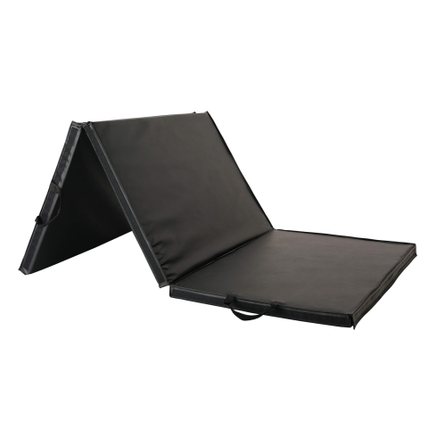 Sunny Health & Fitness Tri-Folding & Puzzle Exercise Mats – Extra Thick, Durable, Non-Slip, Water-Resistant Cushioning for Home Gym, Yoga, MMA,