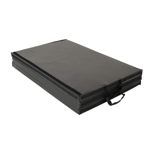 Sunny Health & Fitness Tri-Folding & Puzzle Exercise Mats – Extra Thick, Durable, Non-Slip, Water-Resistant Cushioning for Home Gym, Yoga, MMA,