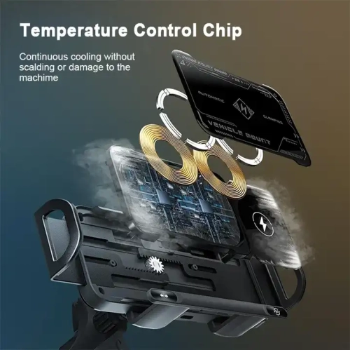 Foldable Screen Mobile Phone Wireless Charger Car Holder Tablet Universal Navigation Holder Electric Smart Rotating Holder