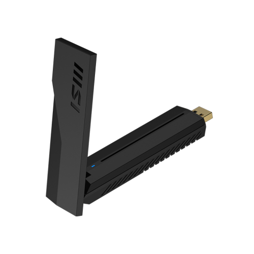 MSI BE6500 WiFi 7 USB Adapter w/ USB Cradle Stand