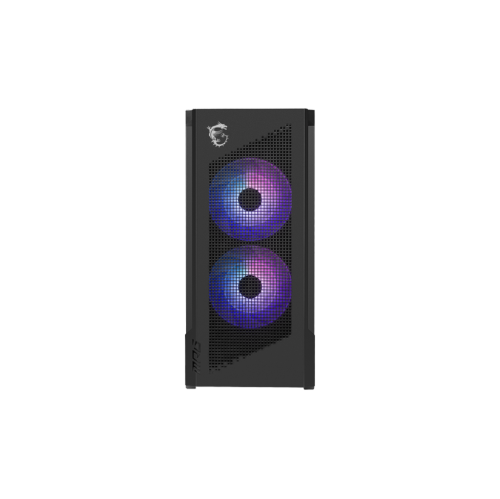 MSI MPG Velox 300R Airflow PZ - Mid-Tower Gaming PC Case - Tempered Glass Side Panel - 2 x 160 mm Dual Layer Blades Fans - Support up to 360mm