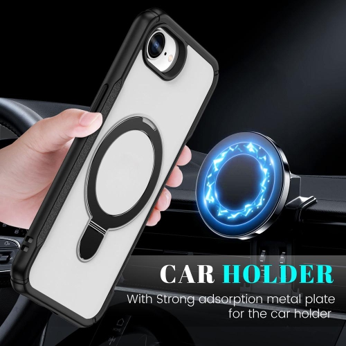 XCRS – Étui magnétique Vivid pour téléphone avec béquille rotative invisible, étui MagSafe pour iPhone 16e 2025 d'Apple