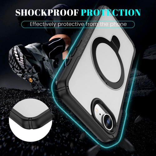 XCRS – Étui magnétique Vivid pour téléphone avec béquille rotative invisible, étui MagSafe pour iPhone 16e 2025 d'Apple