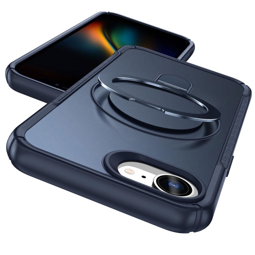 XCRS Vivid Magnetic Phone Cover with Rotatable Invisible Kickstand, Magsafe case for Apple iPhone 16e 2025