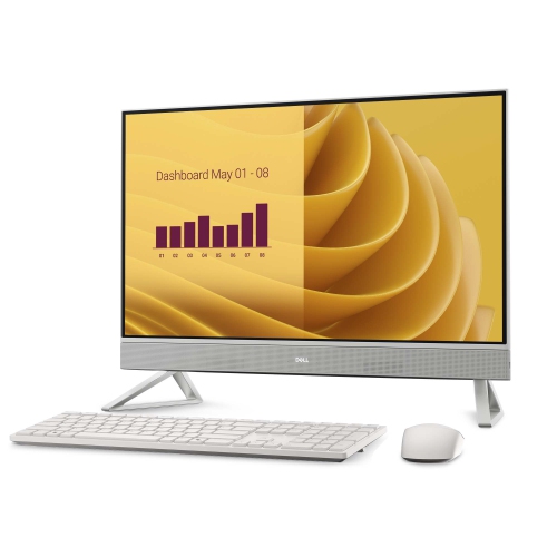 Dell Ec27250 27" All-In-One PC with Intel® Core™ 7-150U Processor, 2TB SSD, 32 GB RAM, NVIDIA® GeForce® MX570A Graphics, Windows 11 Home - White