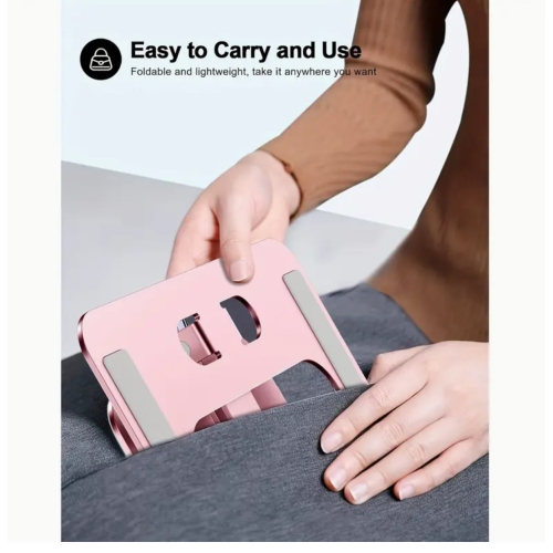 Laptop Stand For Desk, Ergonomic Adjustable Foldable Computer Stand With Heat-Vent, Aluminum Alloy Laptop Riser Compatible With MacBook Air, Pro,