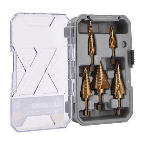 Forets à pas MAXIMUM, cobalt, boîte ouverte, 5 pces