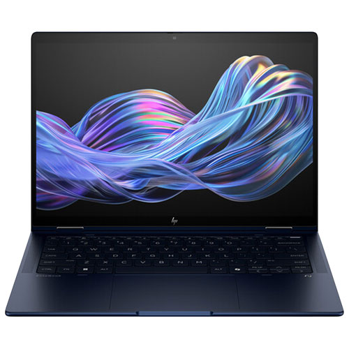 Portable à écran tactile de 14 po EliteBook X Flip G1i de HP - Bleu atmosphérique (Core Ultra 7 d'Intel/RAM 32 Go/SSD 512 Go)