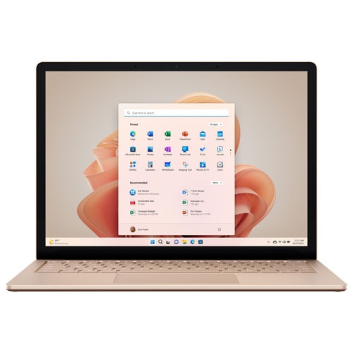 Refurbished - Microsoft Surface Laptop 5 13.5" Touchscreen Laptop - Sandstone (Intel Core i5-1235U/512GB SSD/8GB RAM)