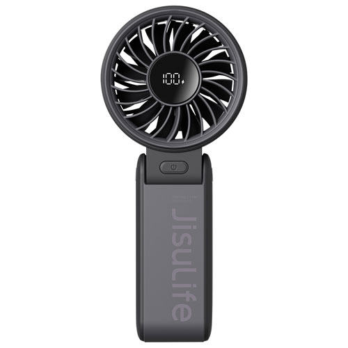 JisuLife Life7 Rechargeable Handheld Fan - Black
