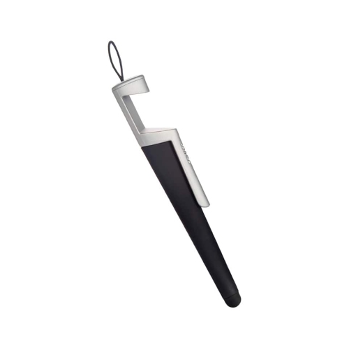 Tylt Wand Touchless Tool + Stylus + Phone Stand Black/ Sliver