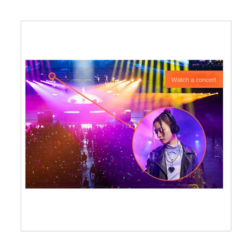 Jumelles HD 12X50 Smart Focus Télescope portatif longue distance Monoculaire jouet pour la chasse