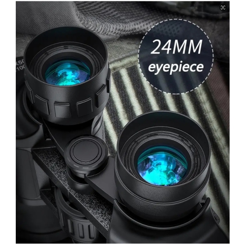 Jumelles haute puissance HD 20 x 50, jumelles étanches compactes professionnelles, jumelles voyage extérieur - Noir