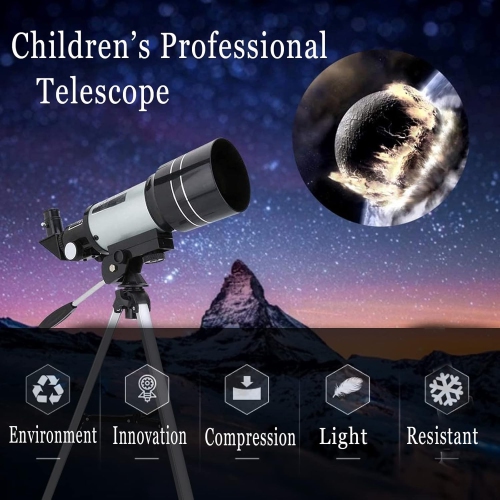 High-definition stargazing monocular astronomical telescope, children's professional space astronomical telescope 150 times