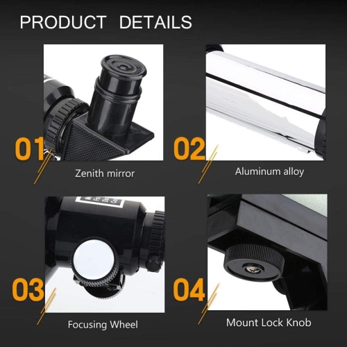 High-definition stargazing monocular astronomical telescope, children's professional space astronomical telescope 150 times