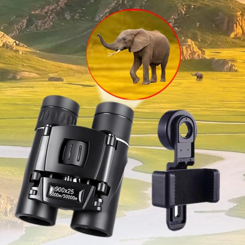 Binoculars 900*25 HD high magnification professional handheld outdoor portable mobile phone photography