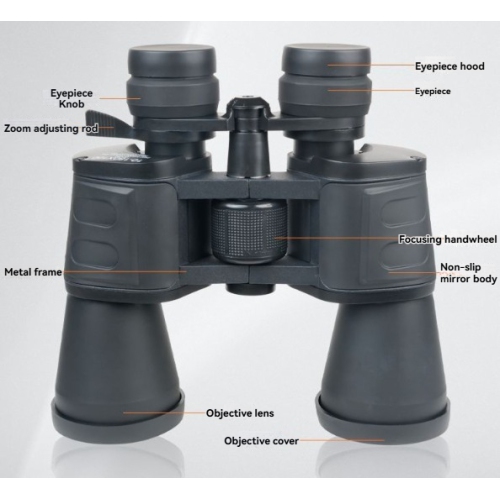 Jumelles pour adultes 180 x 100 jumelles à zoom variable jumelles à vision nocturne à faible éclairage HD