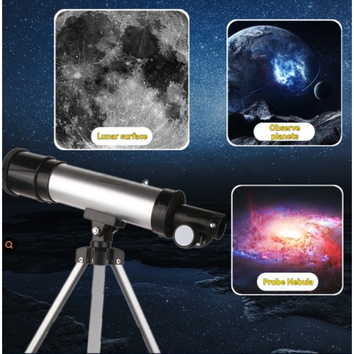 [Observation des étoiles d'entrée de gamme/observation à longue portée] Télescope monoculaire haute puissance 90x 360&nbsp;mm Télescope d'observation