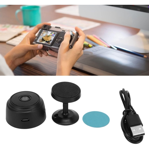 A9 Mini Camera, 1080P HD IP Camera with Magnetic Back Cover, Home Security Mini Camera Micro Video Surveillance Camera