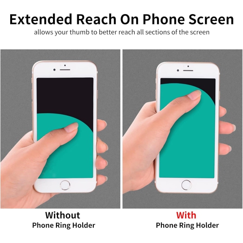 Mobile phone ring buckle bracket full metal creative mobile phone buckle desktop folding mobile phone accessories