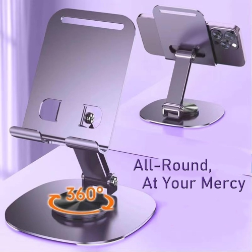 The heat dissipation bracket can be rotated and folded 360°, a must-have mobile phone bracket for lazy people to live broadcast TV series and online