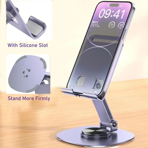 The heat dissipation bracket can be rotated and folded 360°, a must-have mobile phone bracket for lazy people to live broadcast TV series and online