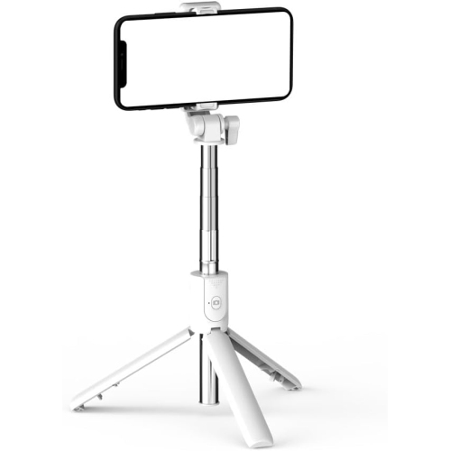YOULIGHTS Selfie Stick, 4 in 1 Selfie Stick Tripod with Light, Extendable Tripod Stand Holder with Detachable Wireless Remote with 4.7-6.5" iPhone,