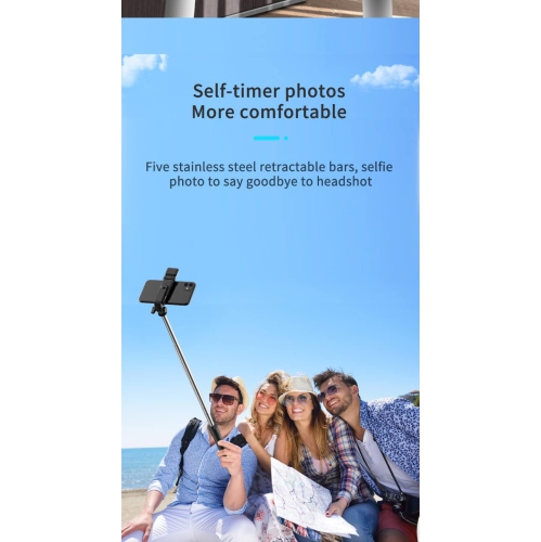 YOULIGHTS Selfie Stick, 4 in 1 Selfie Stick Tripod with Light, Extendable Tripod Stand Holder with Detachable Wireless Remote with 4.7-6.5" iPhone,