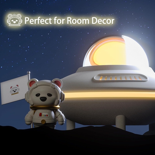 Mini Speaker, Cute Bedroom Decor Night Light, Bluetooth 5.4, USB Disk and AUX and TF Card Input, Teenage Girl Birthday Gift, Teenage Girl Gift