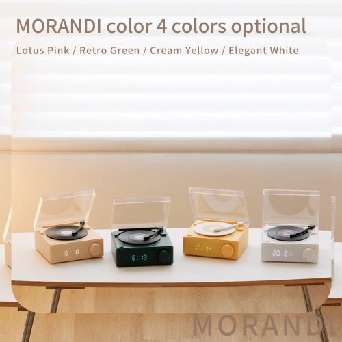 Bluetooth speaker phono style retro bluetooth speaker green cute appearance gift for girls good bass boost volume