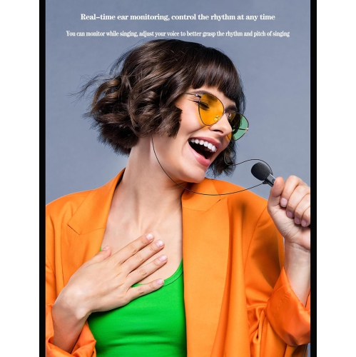 Desktop computer headset in-ear with microphone two-in-one wired gaming dedicated USB dual-plug headset