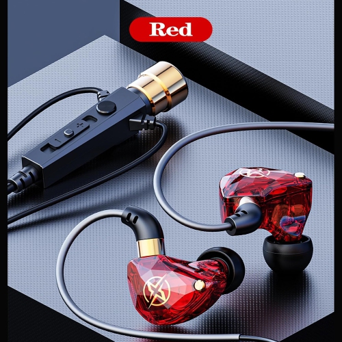 Desktop computer headset in-ear with microphone two-in-one wired gaming dedicated USB dual-plug headset