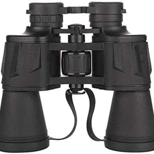 Jumelles d'extérieur 20x50 Jumelles haute puissance à zoom avec engrenages de survie - Noir