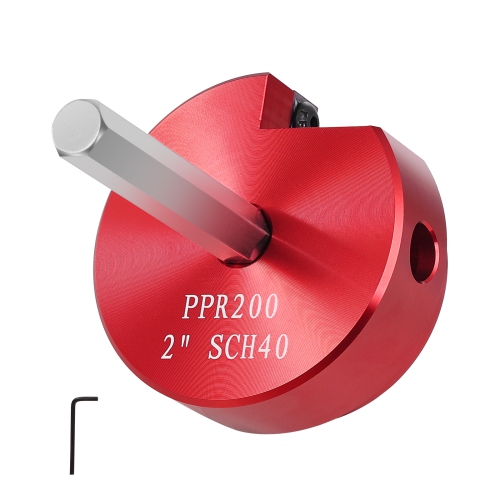 VEVOR  2 In Pvc Pipe Reamer, Aluminum Alloy, Pvc Saver, for Use w Sch 40 Abs, Pvc, Cpvc Pipes, Clean Leftover Pipe & Solvent Cement Remnants, for Water