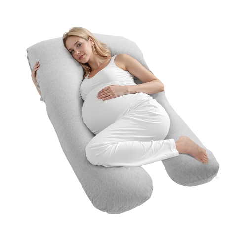 VEVOR U-Shaped Full Body Maternity Pillow for Pregnant Women,Soft and Breathable Pregnant Support Pillows with Removable & Washable Cover,Perfect for