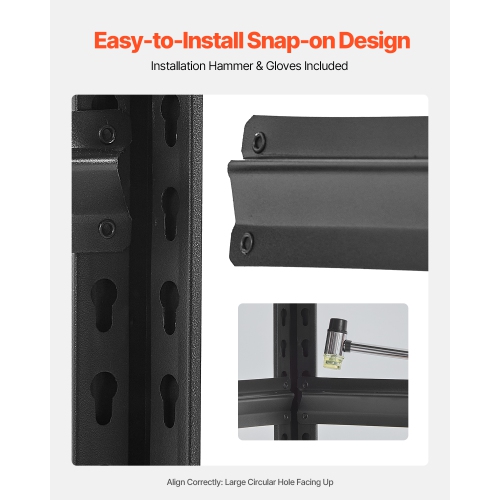 VEVOR 18"Dx32"Wx72"H Storage Shelves, 2000 lbs, 5 Tier Garage Storage Shelving, Adjustable Metal Shelves for Garage Shelves Utility Rack Shelf, Ideal